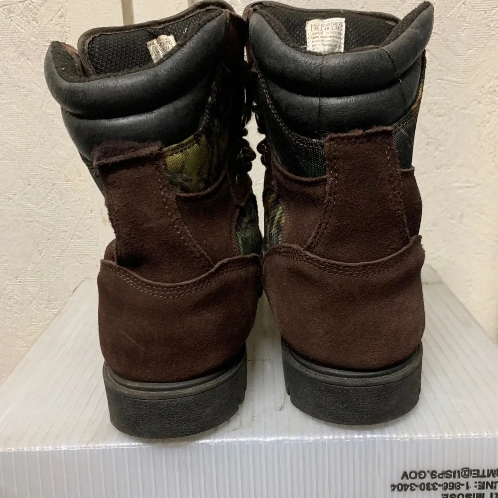 Brahma Hunter Boots Mens 13 Camo Waterproof Thinsulate Hunting Work Outdoor